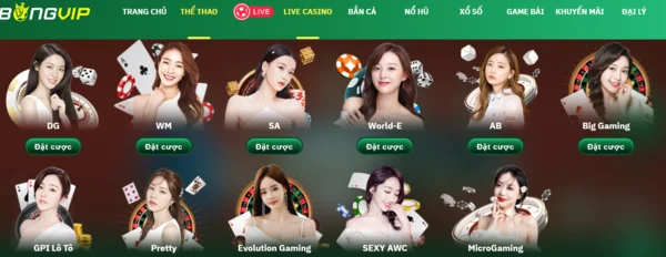 Tận hưởng kho game khủng khi đăng ký thành công tài khoản bongvip