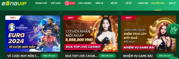 Giao diện thiết kế bongvip chuyên nghiệp, chỉnh chu