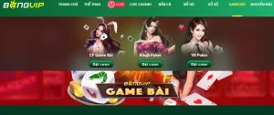 Trải nghiệm cá cược giải trí hấp dẫn cùng Game bài bongvip