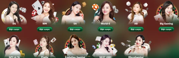 Live bongvip casino có đa dạng kho trò chơi hấp dẫn