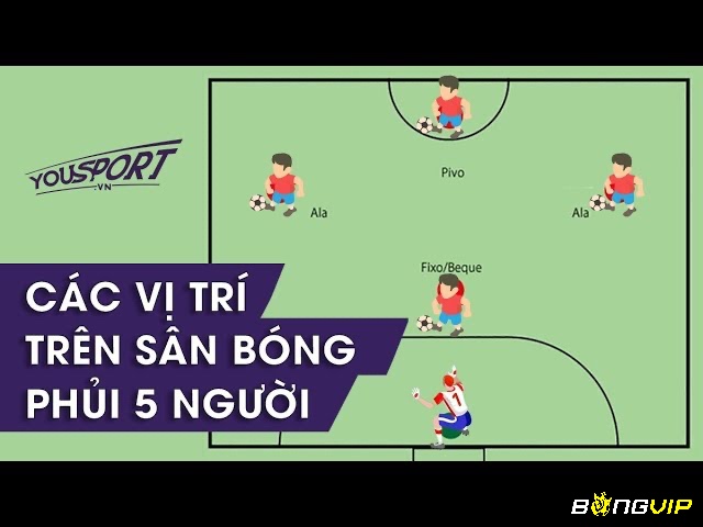 Cùng BONGVIP.FUN tìm hiểu các vị trí trong bóng đá 5 người nhé