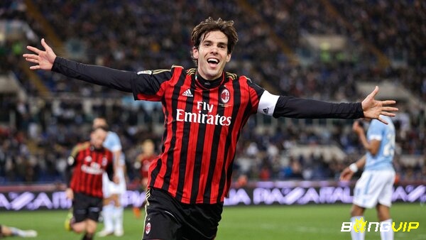 Sự nghiệp của Kaka thành công nhất khi khoác áo AC Milan