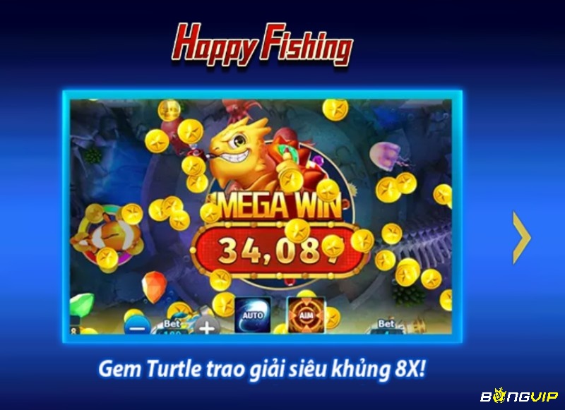 Đây là tựa game bắn cá giải trí mang lại cảm giác vui vẻ với giải thưởng siêu khủng