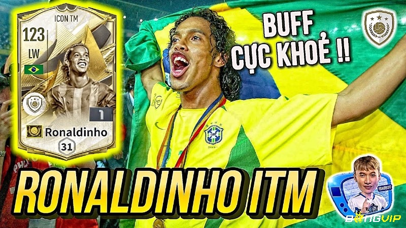 Ronaldinho là cầu thủ cực kỳ tài năng và có tốc độ đá bóng vượt trội